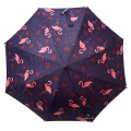 Neuer Flamingo-Wärmeübertragungs-Druck-Regenschirm mit Logo-Drucken